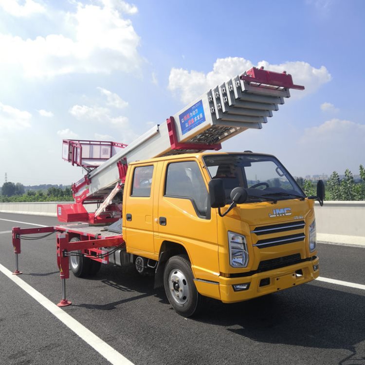 潍坊出租云梯车电话 水泥上楼